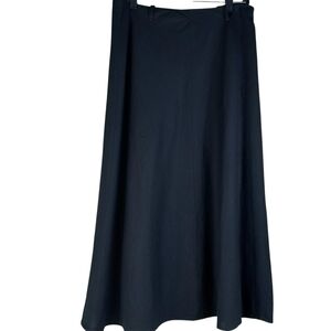 Old Navy Black Vintage Linen Skirt Size 6 with A 32in Waist 35in Length